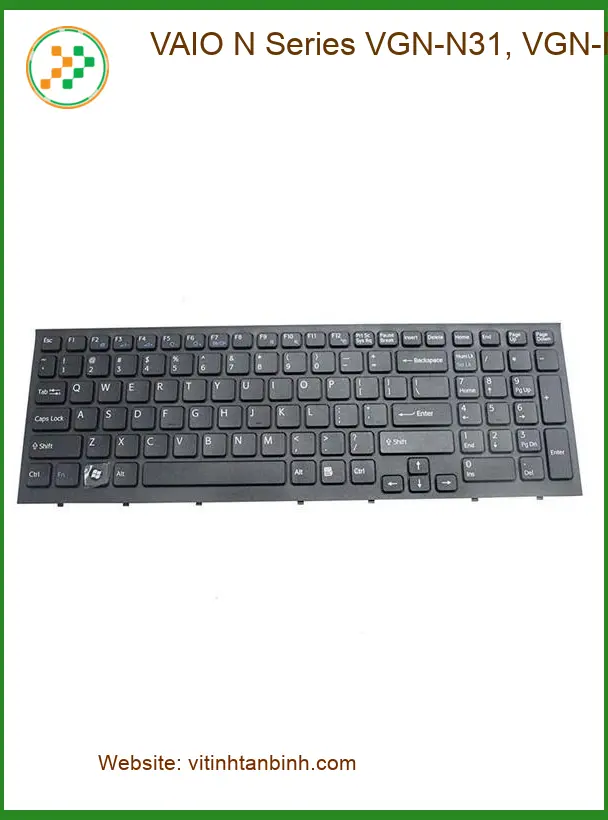 Bàn phím Laptop VAIO N Series VGN-N31, VGN-N38 - Kho linh kiện Chính hãng Lấy ngay TPHCM